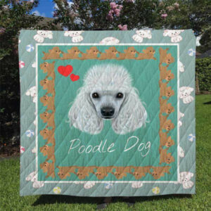Poodle Beautiful Poodle Quilt Blanket DHC3112524TD , 50 x 60 Inch, Quilt Bed Set