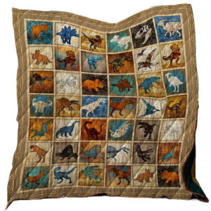 Dinosaur Washable Quilt Blanket 1101 01 Dhc1312384Dd , 50 x 60 Inch, Quilt Bed Set