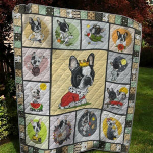 Bulldog French Bulldog Quilt Blanket DHC0201201335TD , 50 x 60 Inch, Quilt Bed Set