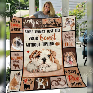 Bulldog 01 Bulldog 3012 Quilt Blanket Dhc03011121Dd , 50 x 60 Inch, Quilt Bed Set