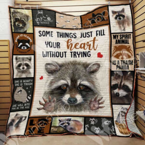 Raccoon Love GS-CL-LD0601 Quilt Blanket , 50 x 60 Inch, Quilt Bed Set