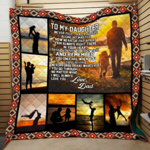 Daughter Quilt Blanket DHC0910490VT , 50 x 60 Inch, Quilt Bed Set