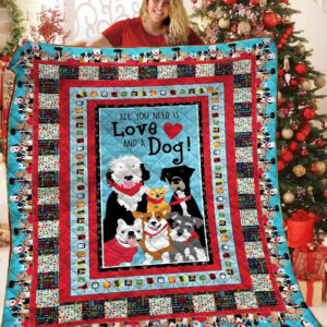 Dog Quilt Blanket BBB051108MH , 50 x 60 Inch, Quilt Bed Set