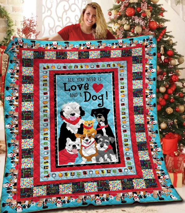 Dog Quilt Blanket Bbb051108Mh , 50 X 60 Inch, Quilt Bed Set