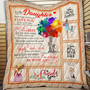 Daughter Quilt Blanket DHC071280VT , 50 x 60 Inch, Quilt Bed Set