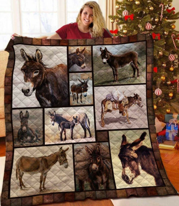 Donkey Be A Classic Guy Quilt Blanket Dhc04011580Dd , 50 X 60 Inch, Quilt Bed Set