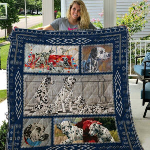 Dalmatian Quilt Blanket DHC2911118VT , 50 x 60 Inch, Quilt Bed Set