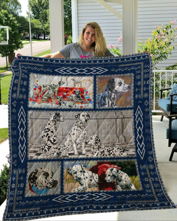 Dalmatian Quilt Blanket Dhc2911118Vt , 50 X 60 Inch, Quilt Bed Set