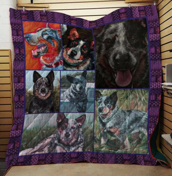 Australian Cattle Dog Quilt Blanket Dhc1312400Vt , 50 X 60 Inch, Quilt Bed Set