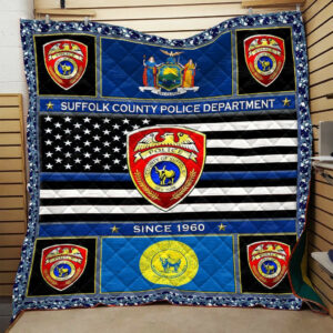 Police Quilt Blanket DHC0910620VT , Quilt Bed Set Size Single, Twin, Full, Queen, King, Super King