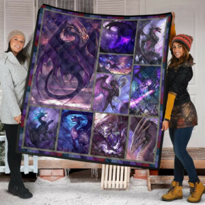 Dragon Quilt Blanket Dhc09121441Dd , 50 x 60 Inch, Quilt Bed Set