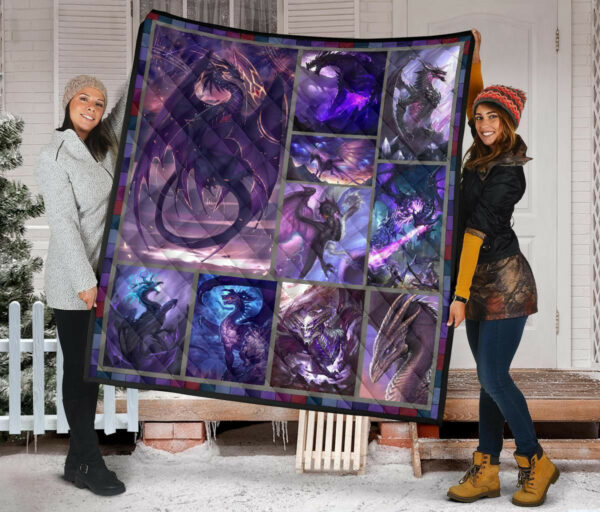 Dragon Quilt Blanket Dhc09121441Dd , 50 X 60 Inch, Quilt Bed Set