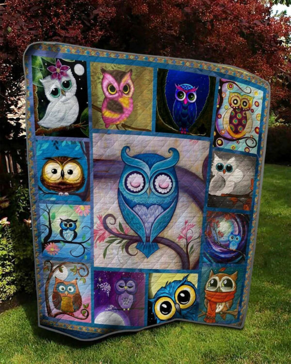 Owl La250402 Quilt Blanket , 50 X 60 Inch, Quilt Bed Set