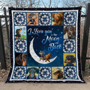 Dachshund LI300705B TBG Quilt Blanket , 50 x 60 Inch, Quilt Bed Set