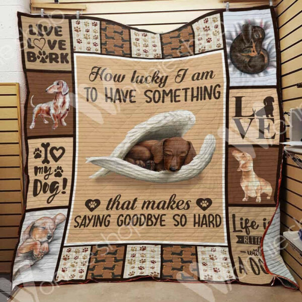 Dachshund Dog Blanket Lnt0912042 Quilt Blanket , 50 X 60 Inch, Quilt Bed Set