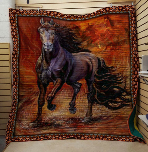Horse Trust Nobody Quilt Blanket Dhc31121708Td , 50 X 60 Inch, Quilt Bed Set