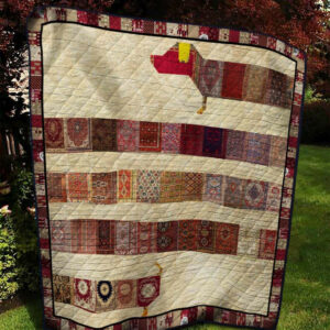 Dog VM140512 Quilt Blanket , 50 x 60 Inch, Quilt Bed Set