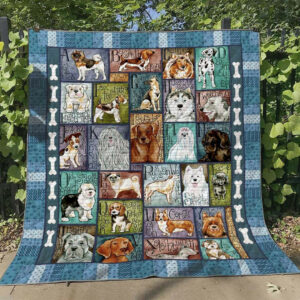 Dog NX040611 Quilt Blanket , 50 x 60 Inch, Quilt Bed Set
