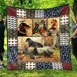 Dachshund This Feeling Bl Quilt Blanket DHC0201201119TD , 50 x 60 Inch, Quilt Bed Set