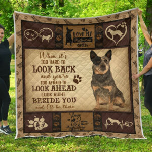Quilt Blanket Dogs Australian Cattle Beside You Dhc09121273Dd , 50 x 60 Inch, Quilt Bed Set