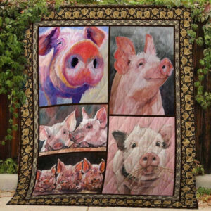 Pig DT2909169CL Quilt Blanket , 50 x 60 Inch, Quilt Bed Set