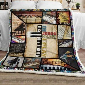 Piano Music In The Voice Quilt Blanket DHC31121187TD , 50 x 60 Inch, Quilt Bed Set