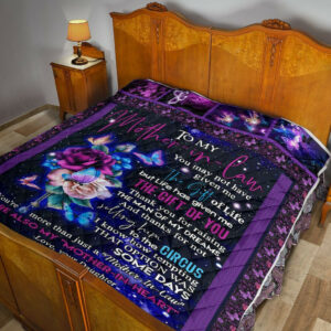 Daughter To Mother In Law Quilt Blanket DHC02011182DD , 50 x 60 Inch, Quilt Bed Set