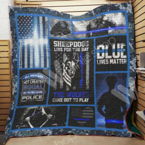 Police Quilt Blanket DHC1102871TD , Quilt Bed Set Size Single, Twin, Full, Queen, King, Super King