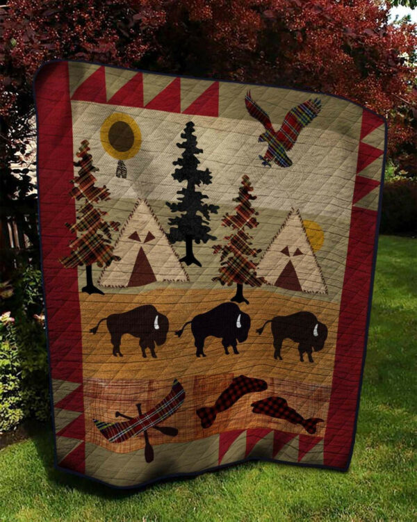 Native American Tn180517 Quilt Blanket , 50 X 60 Inch, Quilt Bed Set