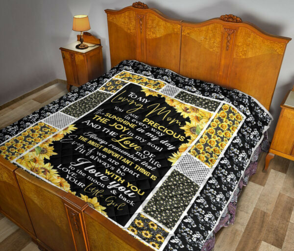 Daughter To Mom Quilt Blanket Dhc02011191Dd , 50 X 60 Inch, Quilt Bed Set