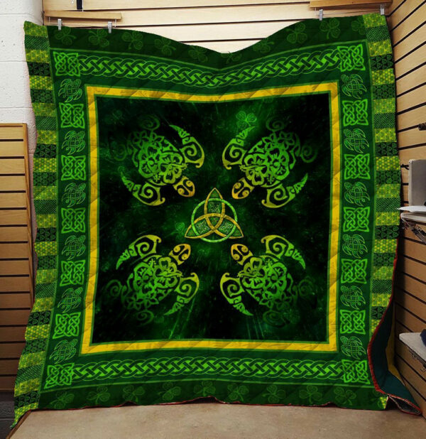 Turtle Celtic Quilt Blanket C9B250242Nm , 50 X 60 Inch, Quilt Bed Set