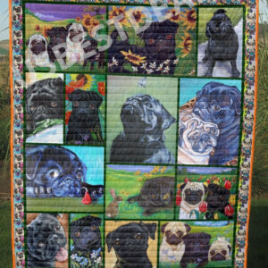 Pug Pug GS-CL-DT2706 Quilt Blanket , 50 x 60 Inch, Quilt Bed Set