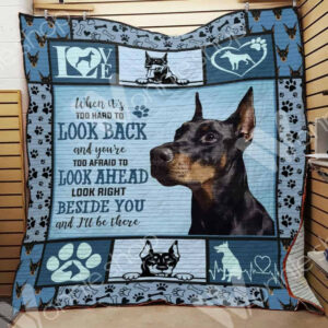 Doberman Pinscher Dog Blanket LNT0912046 Quilt Blanket , 50 x 60 Inch, Quilt Bed Set