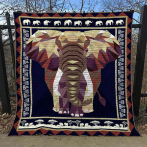 Elephant HN210517 Quilt Blanket , 50 x 60 Inch, Quilt Bed Set