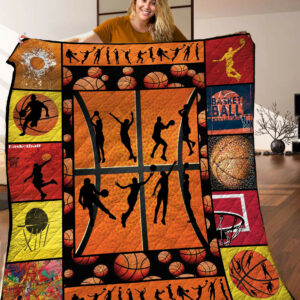 Basketball Quilt Blanket C9B030330TY , 50 x 60 Inch, Quilt Bed Set