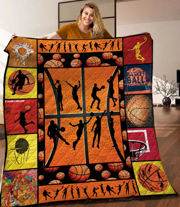 Basketball Quilt Blanket C9B030330Ty , 50 X 60 Inch, Quilt Bed Set