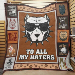 Pitbull Dog Quilt Blanket DHC1002673TD , 50 x 60 Inch, Quilt Bed Set