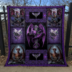 Dragon Quilt Blanket DHC13121575VT , 50 x 60 Inch, Quilt Bed Set