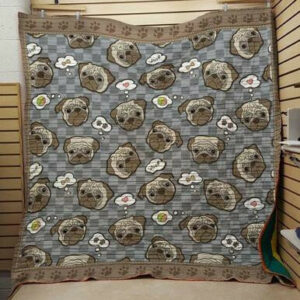 Pug 6030082 Quilt Blanket ��� Quilt , Quilt Bed Set Size Single, Twin, Full, Queen, King, Super King