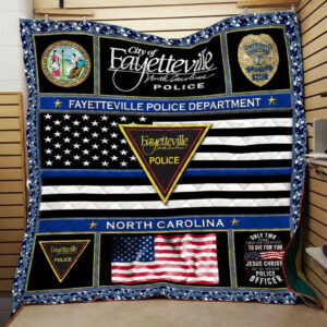 Police Quilt Blanket DHC0910640VT , 50 x 60 Inch, Quilt Bed Set