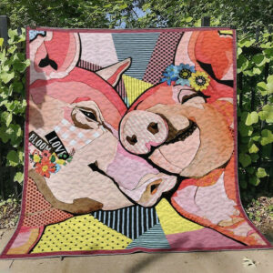 Pig TN120726 Quilt Blanket , 50 x 60 Inch, Quilt Bed Set
