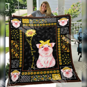 Pig Quilt Blanket DHC1102732TD , 50 x 60 Inch, Quilt Bed Set