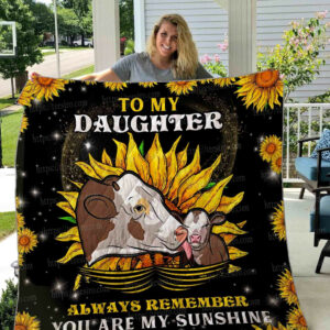 Daughter Cow Quilt Blanket DHC1501774VT , 50 x 60 Inch, Quilt Bed Set