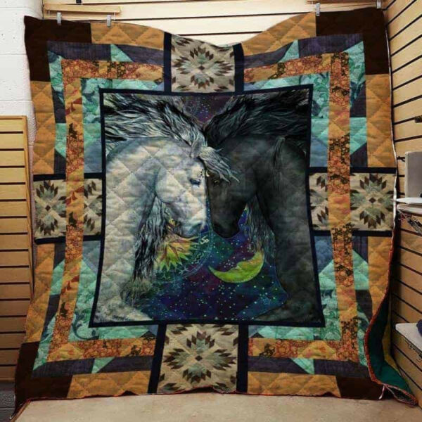 Horse Quilt Blanket Dhc1402694Td , Quilt Bed Set Size Single, Twin, Full, Queen, King, Super King