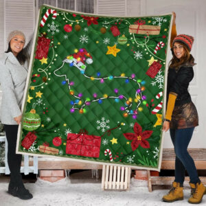 Dachshund Quilt Blanket Dhc09121565Dd , 50 x 60 Inch, Quilt Bed Set
