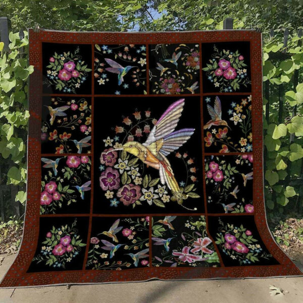 Hummingbird Ml040622 Quilt Blanket , 50 X 60 Inch, Quilt Bed Set