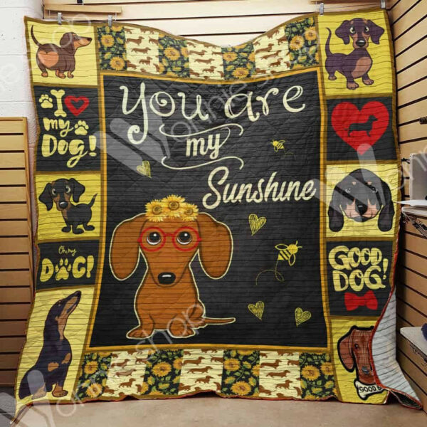 Dachshund Dog Quilt Blanket Dhc1002563Td , 50 X 60 Inch, Quilt Bed Set