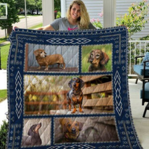 Dachshund Quilt Blanket DHC2911419VT , 50 x 60 Inch, Quilt Bed Set