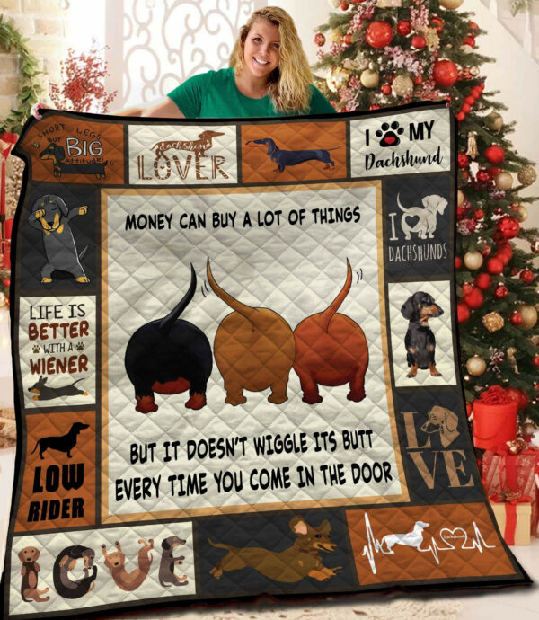 Dachshund Tvh171017 Quilt Blanket , 50 X 60 Inch, Quilt Bed Set