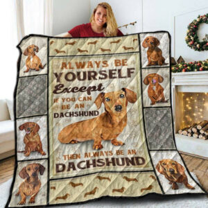 Dachshund I Love Beautiful Eyes Quilt Blanket Christmas Christmas Gifts Merry Christmas Holiday Gifts Gift Dhc03011196Dd , 50 x 60 Inch, Quilt Bed Set